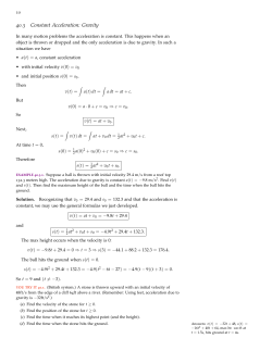 Class Notes, Day 41: Antiderivatives and Initial Value Problems