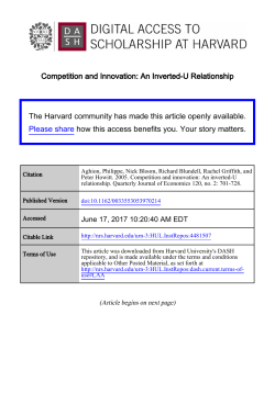 Competition and Innovation: An Inverted