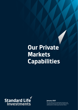 Our Private Markets Capabilities