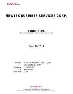 newtek business services corp.