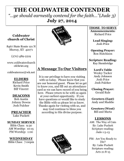 27 - Coldwater church of Christ