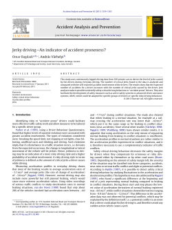 Jerky drivingâ€”An indicator of accident proneness?