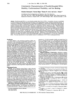 Calorimetric Characterization of Parallel-Stranded DNA