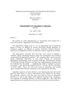 district court of appeal of the state of florida