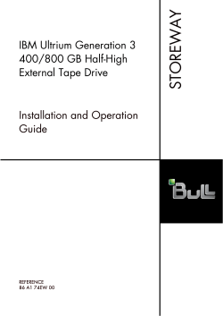 IBM Ultrium Generation 3 400/800 GB Half