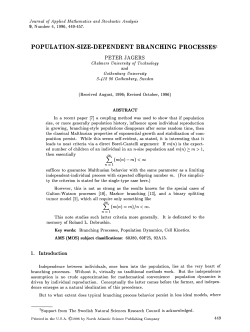 population-size-dependent branching processes