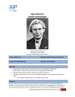 Lesson Plan - American Institute of Physics