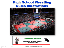 High School Wrestling Rules Illustrations