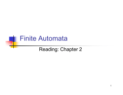 Finite Automata
