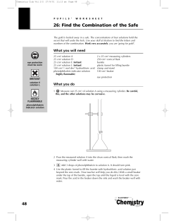 Activity  - School Science