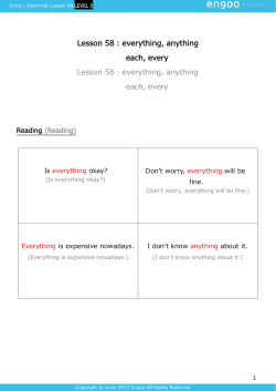 everything, anything each, every