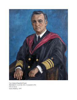 Stansfield Turner - US Naval War College