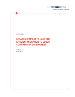 strategic impact pillars for efficient migration to cloud computing in