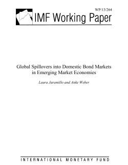 Global Spillovers into Domestic Bond Markets in Emerging Market