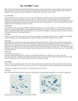 The &ldquo;RABBIT&rdquo; Start - Andreas Cove Yacht Club