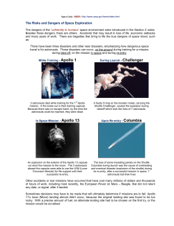 The Risks and Dangers of Space Exploration