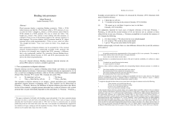 Binding into pronouns