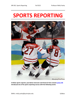 sports reporting