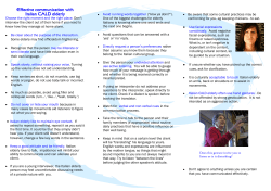 Effective communication with Italian CALD elderly