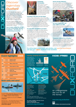 Imperial War Museum Duxford tourism leaflet