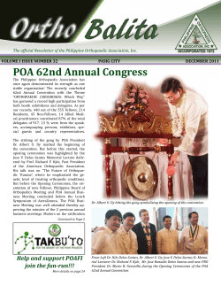 ob32 - Philippine Orthopaedic Association