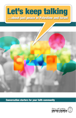 Let`s keep talking - Maine Conference UCC