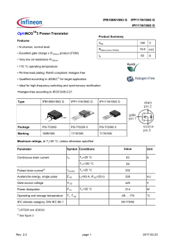 OptiMOSTM 3 Power-Transistor