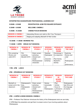 interpreting shakespeare professional