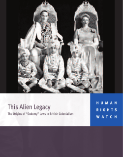 This Alien Legacy - Human Rights Watch