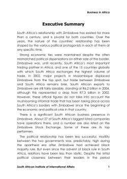 The South African Institute - South African Institute of International