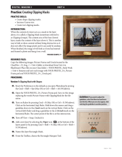 Practice:Creating Clipping Masks