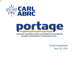 Chuck Humphrey - Association of Research Libraries