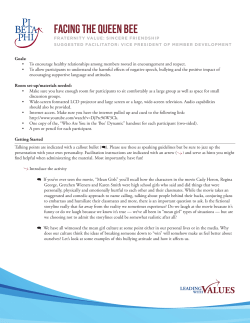 Facing the Queen Bee