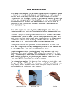 Serial dilution illustrated