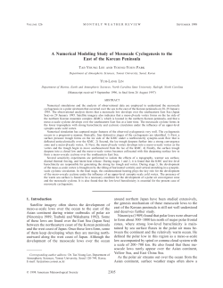 A Numerical Modeling Study of Mesoscale Cyclogenesis to the East