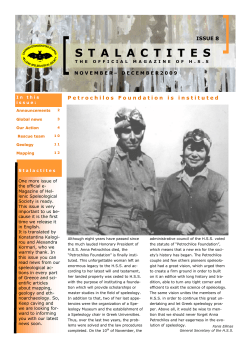 S T A L A C T I T E S