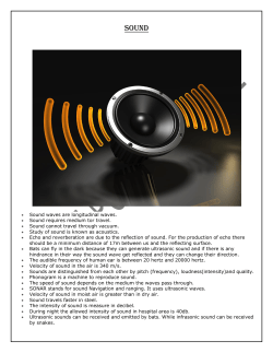 Sound - PeaceSchoolKollam