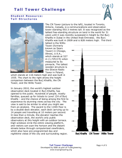Tall Tower Challenge