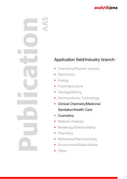 Application Note HR-CS AAS &ndash; Flame Technique