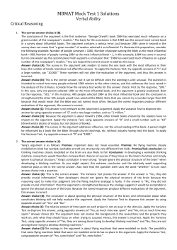 Mock-Test-1 Solutions with Explanations