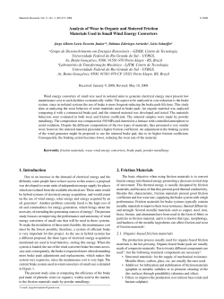 Analysis of Wear in Organic and Sintered Friction Materials