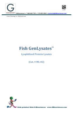 Fish GenLysates&trade; - G