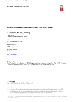 Magnetoresistance and phase composition of La-Sn-Mn