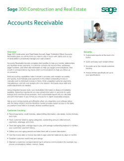 Accounts Receivable