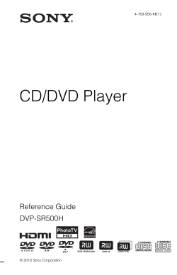 CD/DVD Player - River Park, Inc.