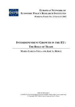 Interdependent Growth in the EU