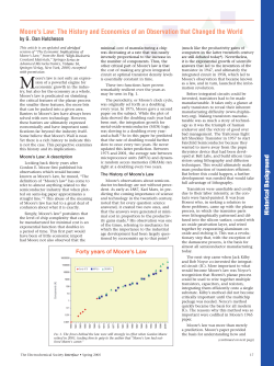 Moore`s Law - The Electrochemical Society