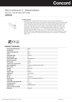 MC2 D/I 1.2M 4K DALI WHT OPAL