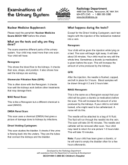 Examinations of the Urinary System
