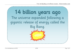 14 billion years ago